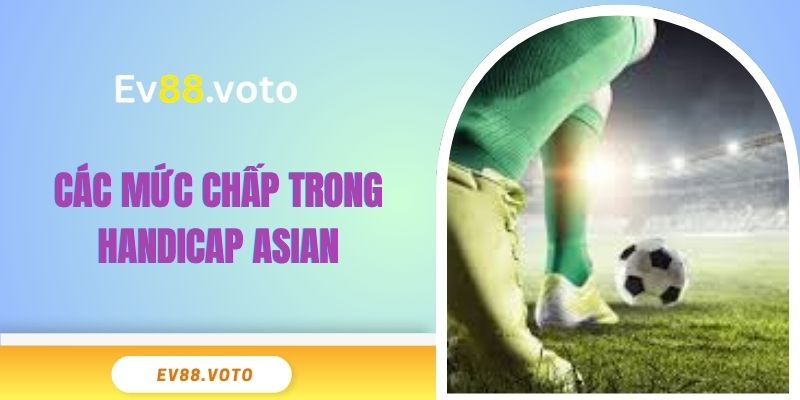 Các mức chấp trong Handicap Asian